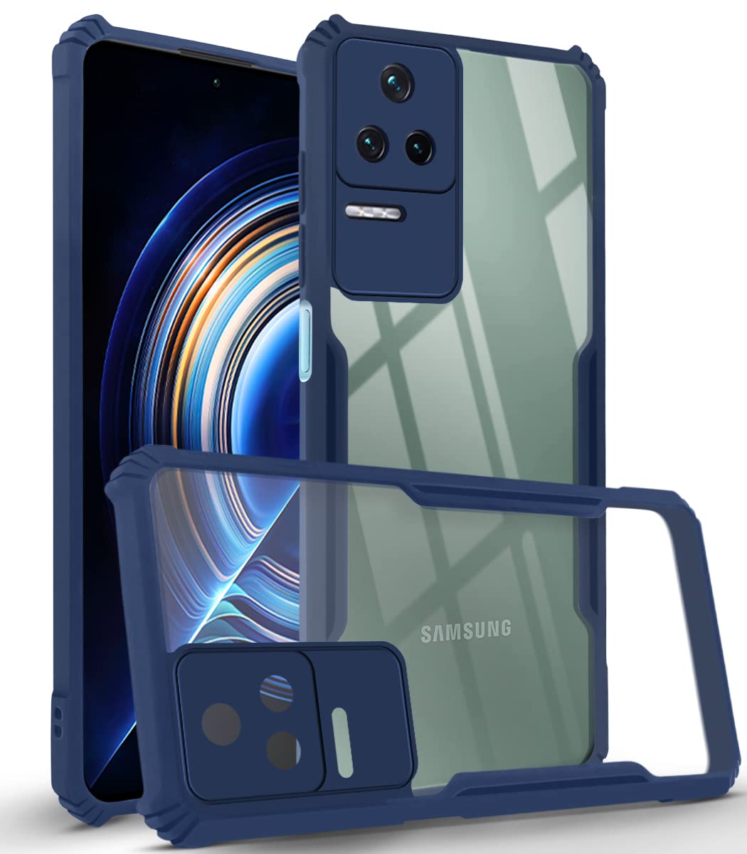 For Xiaomi Redmi K50 Back Cover Case (Crystal Glass Back | Camera Protection | Shockproof)