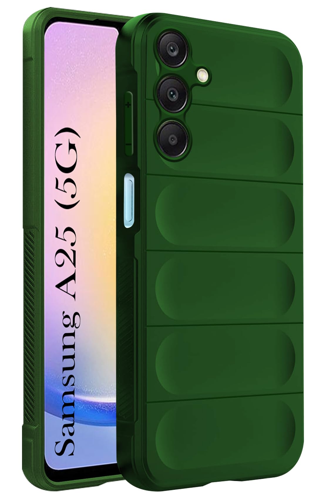 For Samsung Galaxy A25 5G Back Cover Case (Matte Liquid Silicone | Micro-Fiber Cloth Inside | Camera Protection | Shockproof)