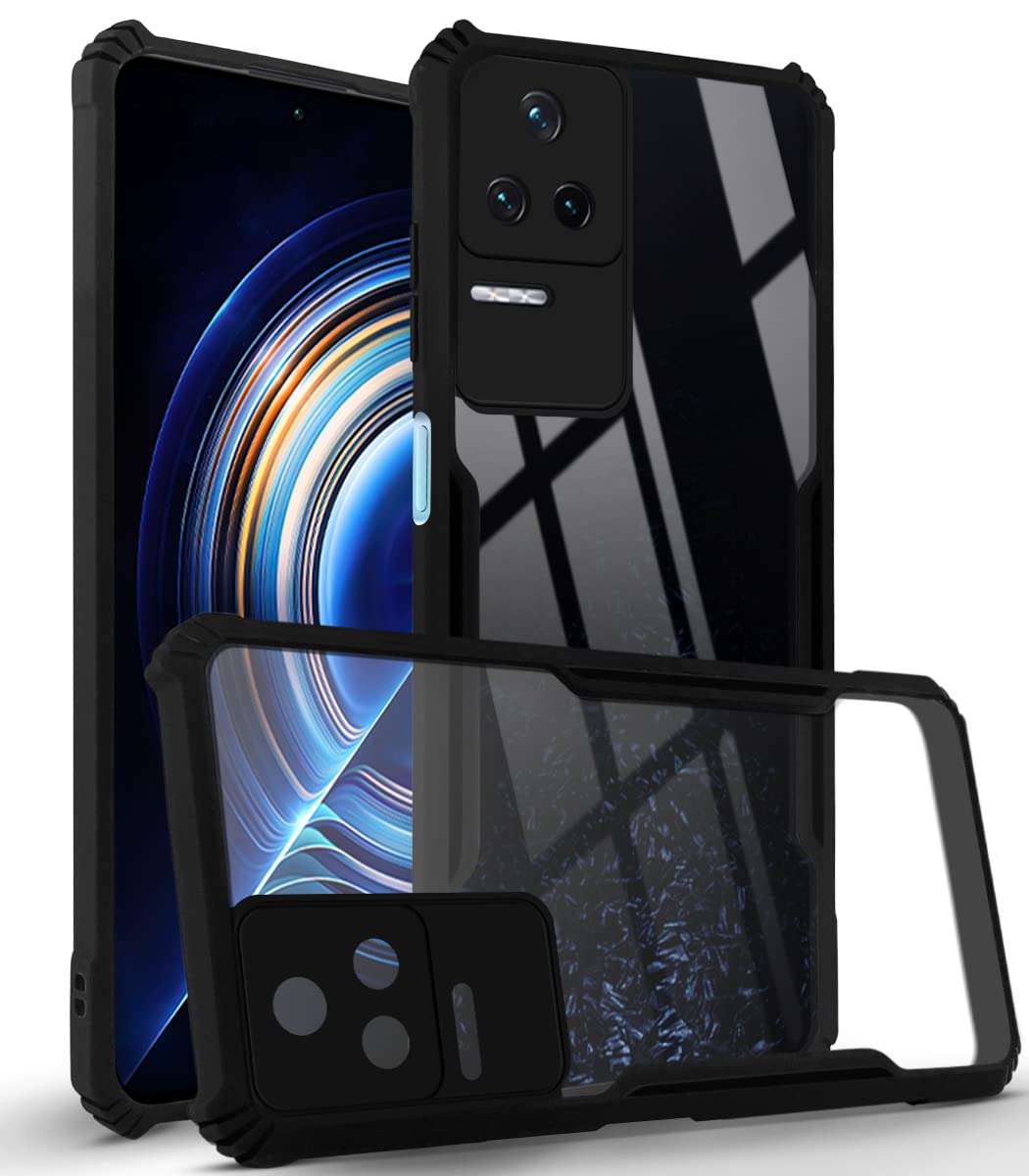 For Xiaomi Redmi K50 Back Cover Case (Crystal Glass Back | Camera Protection | Shockproof)