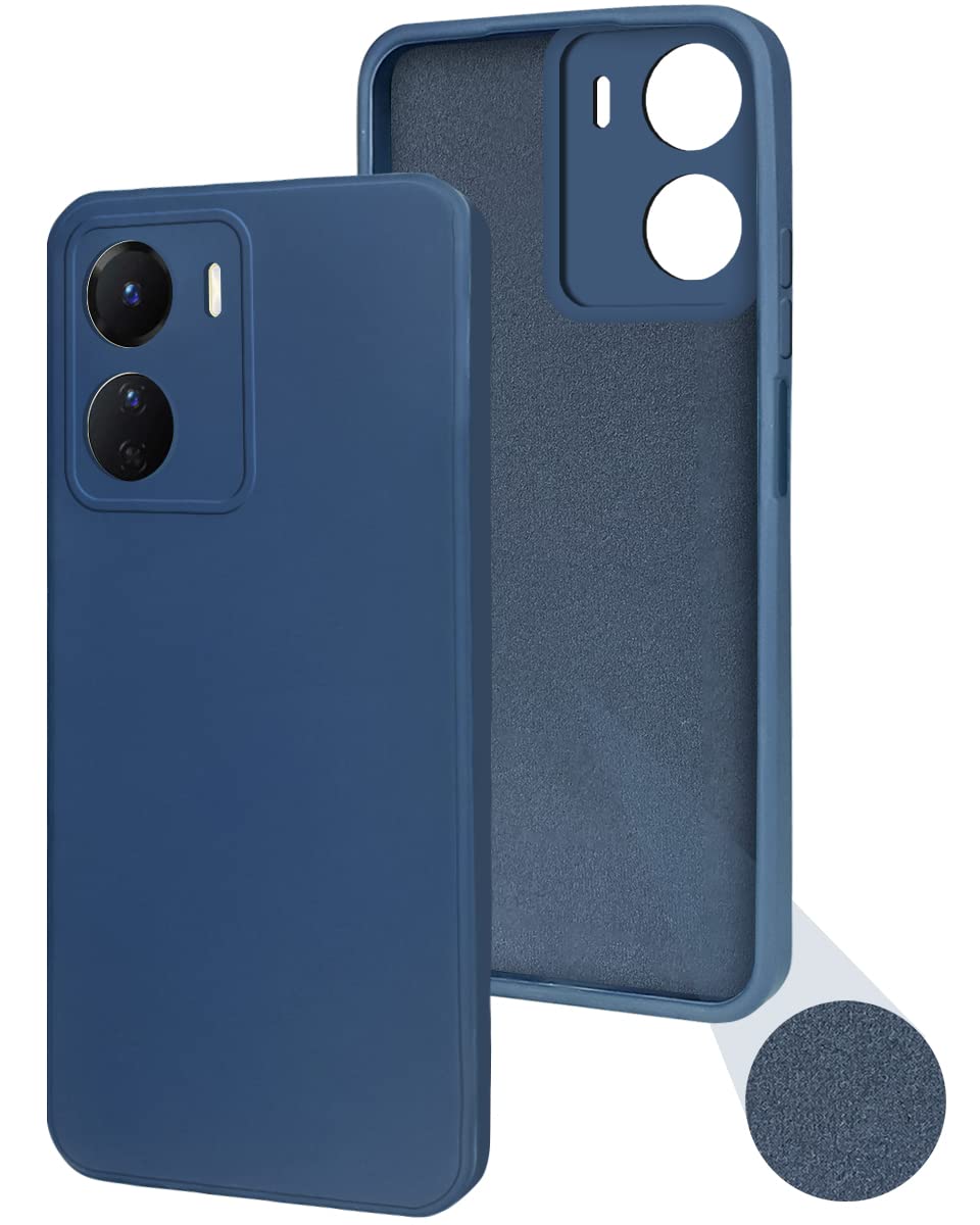 For Vivo Y16 Back Cover Case (Inside Fiber Cloth | Smooth Matte Finish | Elegant Professional Look)