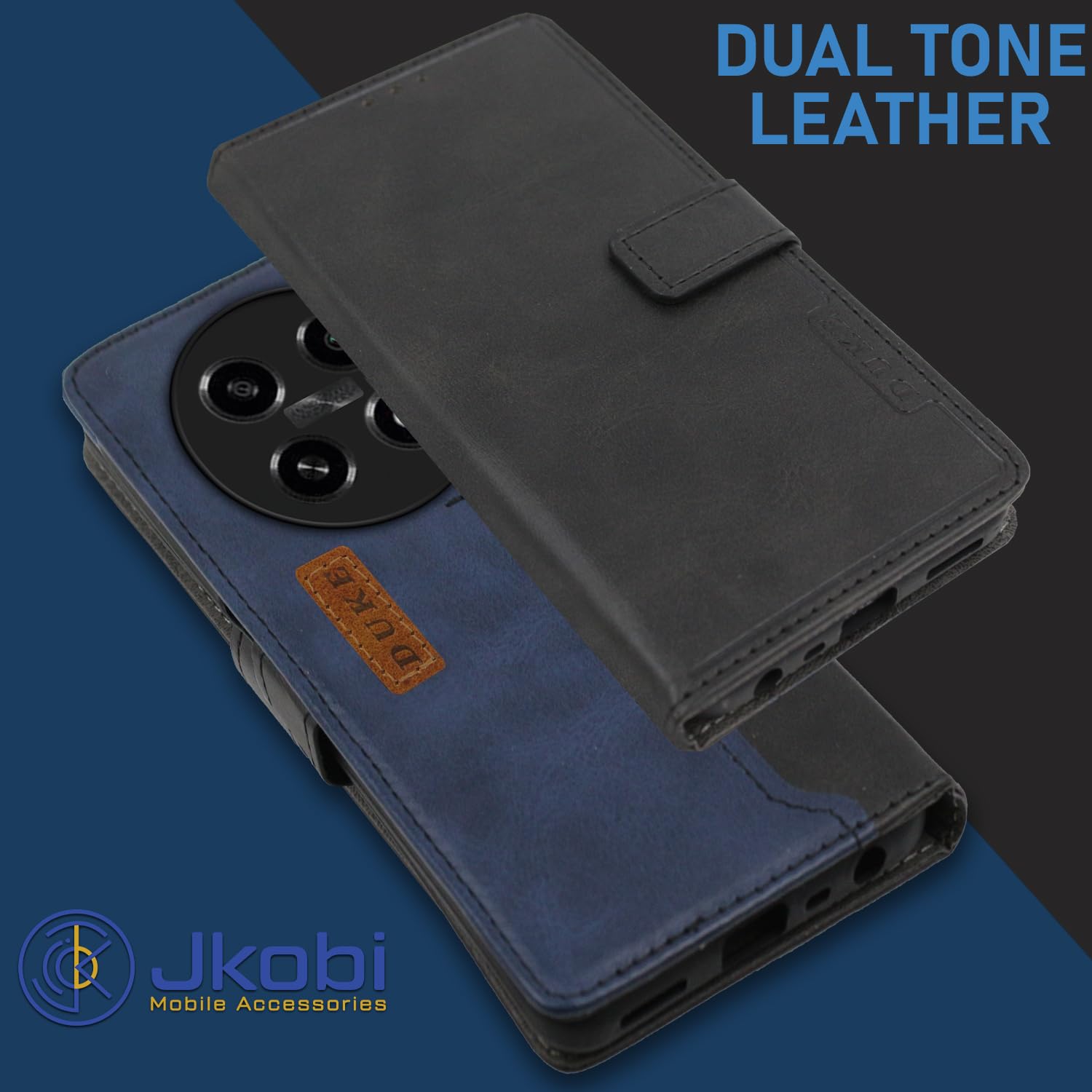 For Oppo A2 Pro Flip Cover Case (Professional Dual Leather Finish)