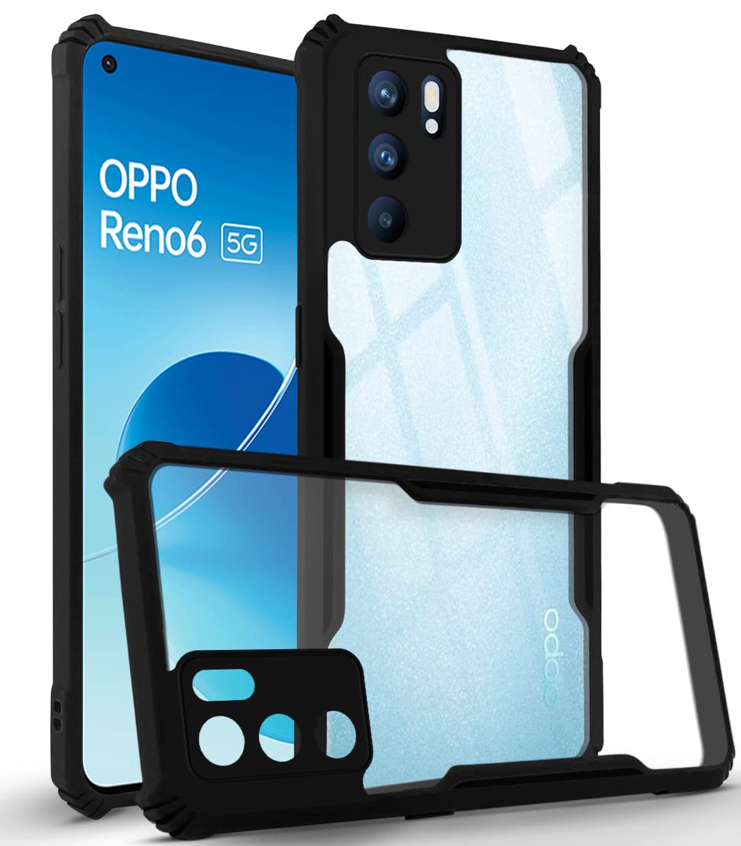GOKEN Cover per Oppo Reno 6 PRO 5G (Reno6 PRO 5G), TPU/PC Dual Layer Hybrid Armor Custodia con Supporto Magnetico Auto, Silicone Cover con 360° Girevole Anello, Antiurto Protezione Shell, Rosso GOKEN Cover per Oppo Reno 6 PRO 5G (Reno6 PRO 5G), TPU/PC Dual Layer Hybrid Armor Custodia con Supporto Magnetico Auto, Silicone Cover con 360° Girevole Anello, Antiurto Protezione Shell, Rosso