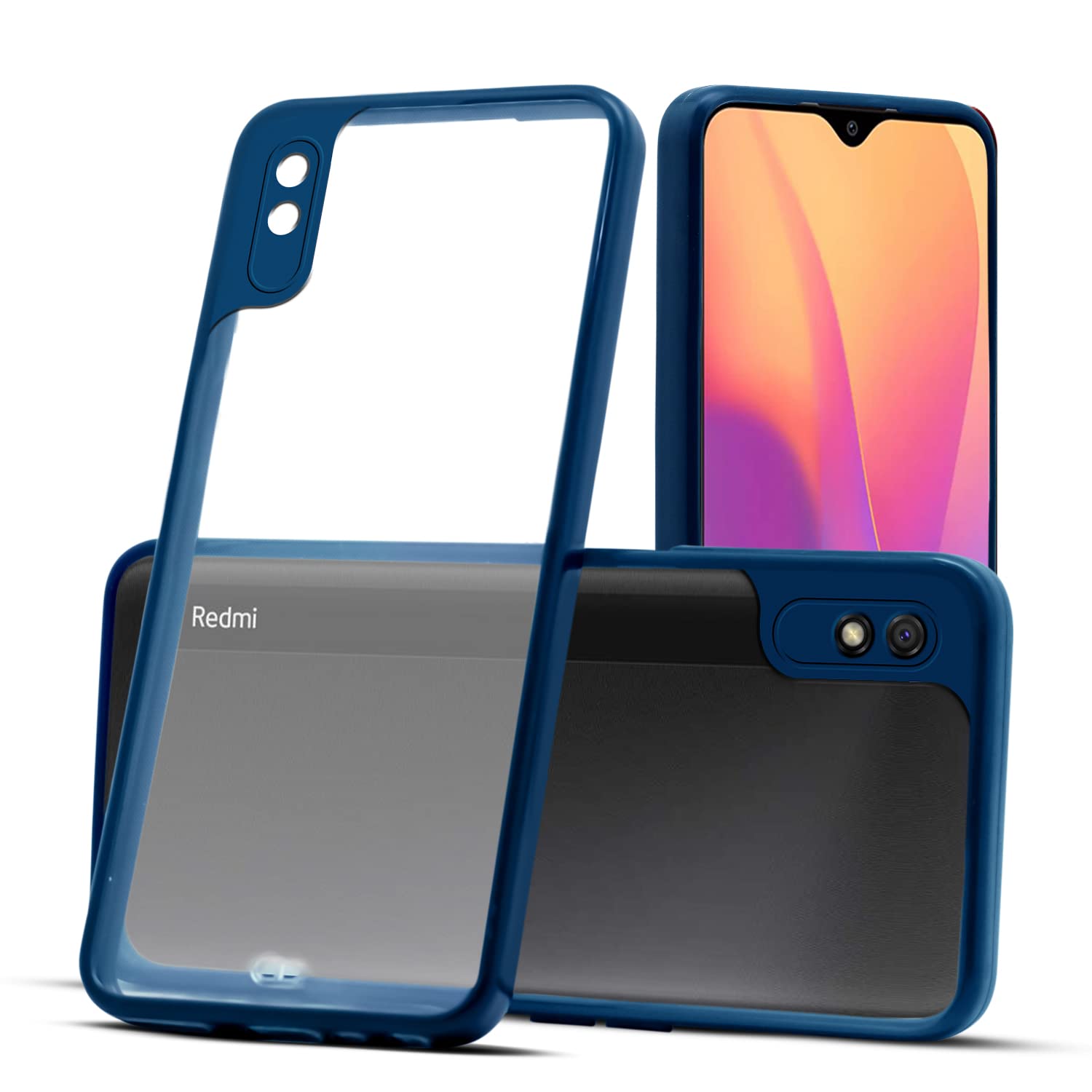 For Xiaomi Mi Redmi 9A Redmi 9i Back Cover Case (PC Crystal