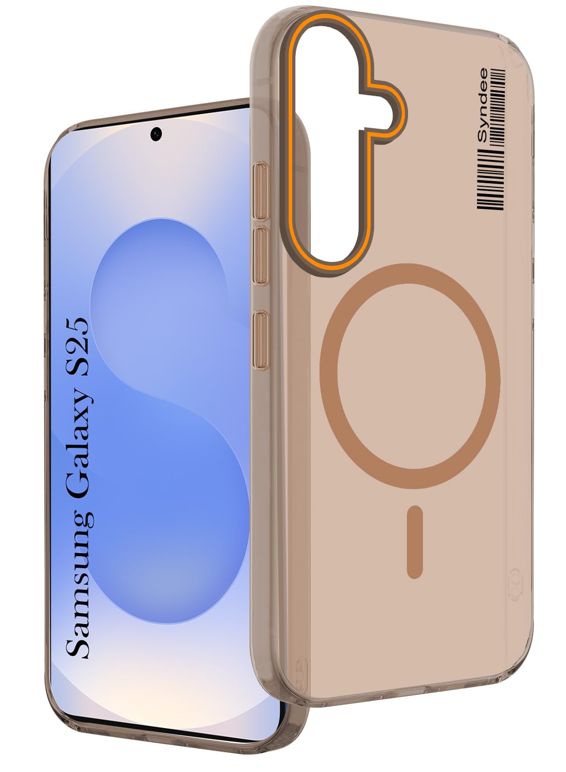For Samsung Galaxy S25 Back Cover Case (Soft Touch | Camera Bump Protection | MagSafe Compatible | Matte Finish)