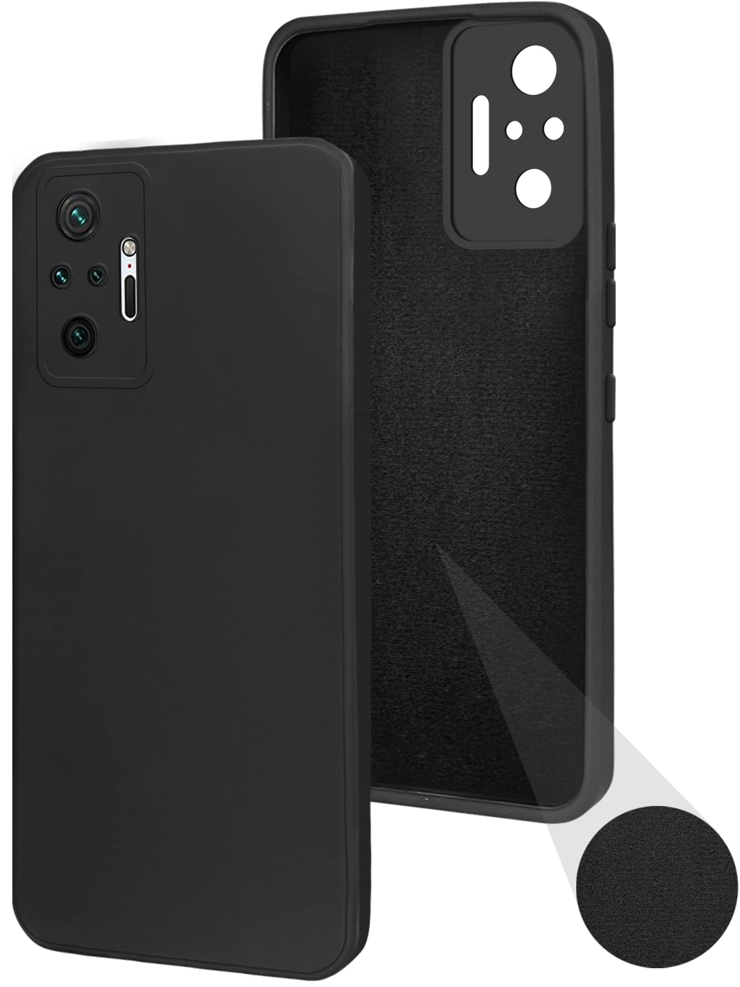 For Xiaomi Mi Redmi Note 10 Pro | 10 Pro Max Back Cover Case (Matte Finish with Inside Fiber Cloth)