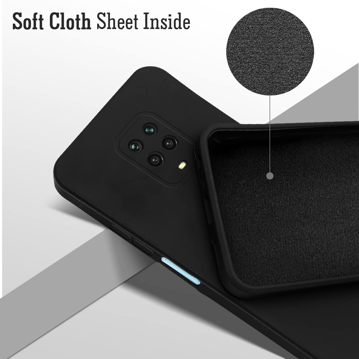 For Redmi Note 9 Pro | 9 Pro Max | Note 10 Lite Back Cover Case (Inside Fiber Cloth | Elegant Professional Look)
