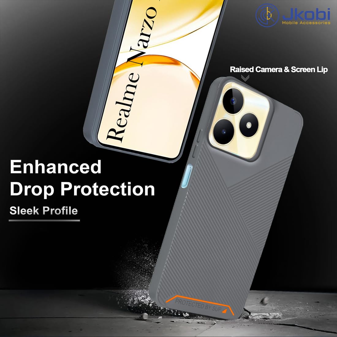 For Realme Narzo N53 Back Case Cover