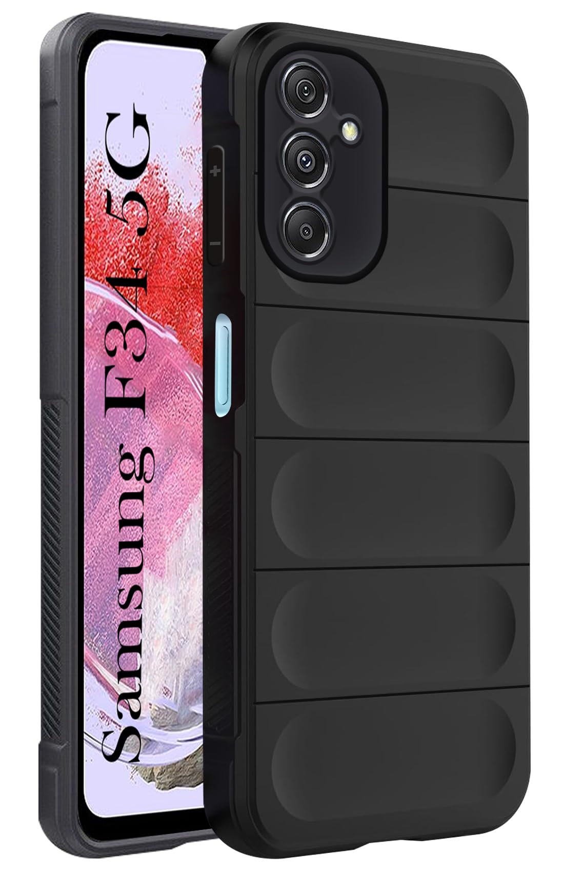 For Samsung Galaxy F34 5G Back Cover Case (Matte Liquid Silicone | Micro-Fiber Cloth Inside | Camera Protection | Shockproof)