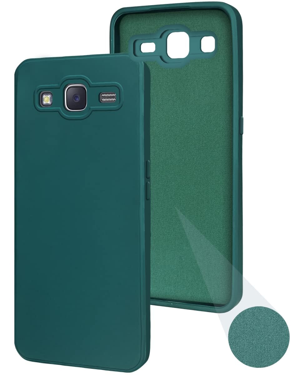 For Samsung Galaxy J7 2015 Back Cover Case (Inside Fiber Cloth | Smooth Matte Finish | Elegant Professional Look)