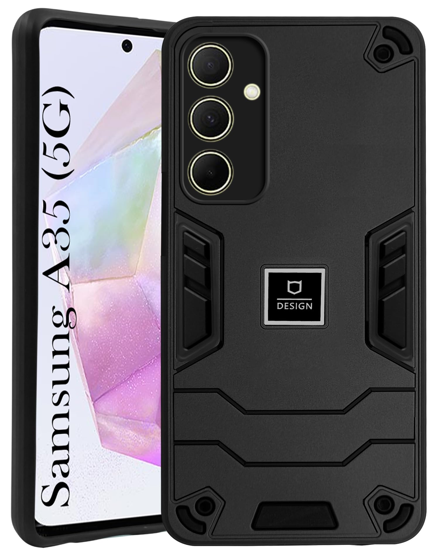 For Samsung Galaxy A35 5G Back Cover Case (Lightweight Hybrid Shockproof Polycarbonate)