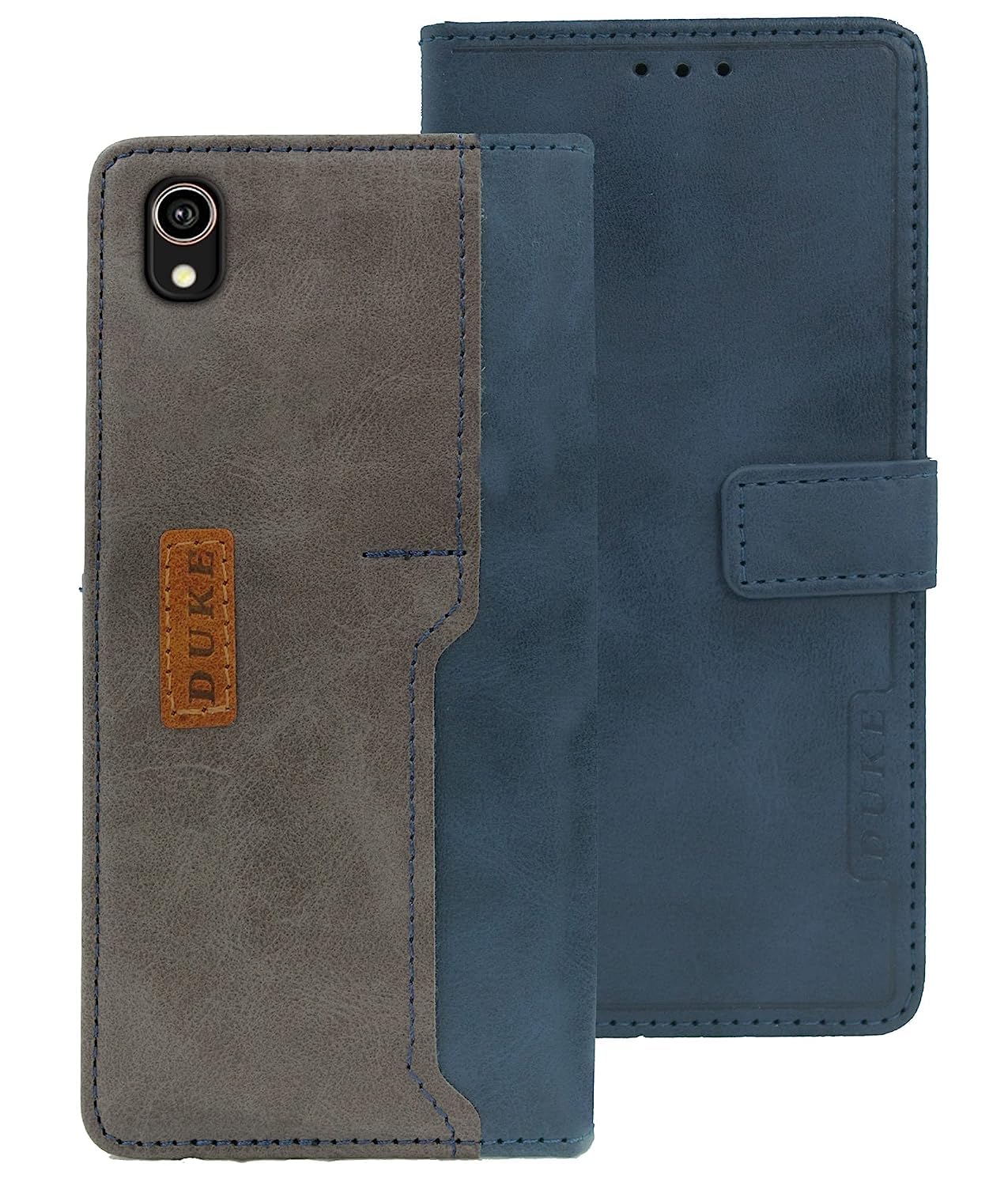 For Vivo Y1s Flip Cover Case (Professional Dual Leather Finish)