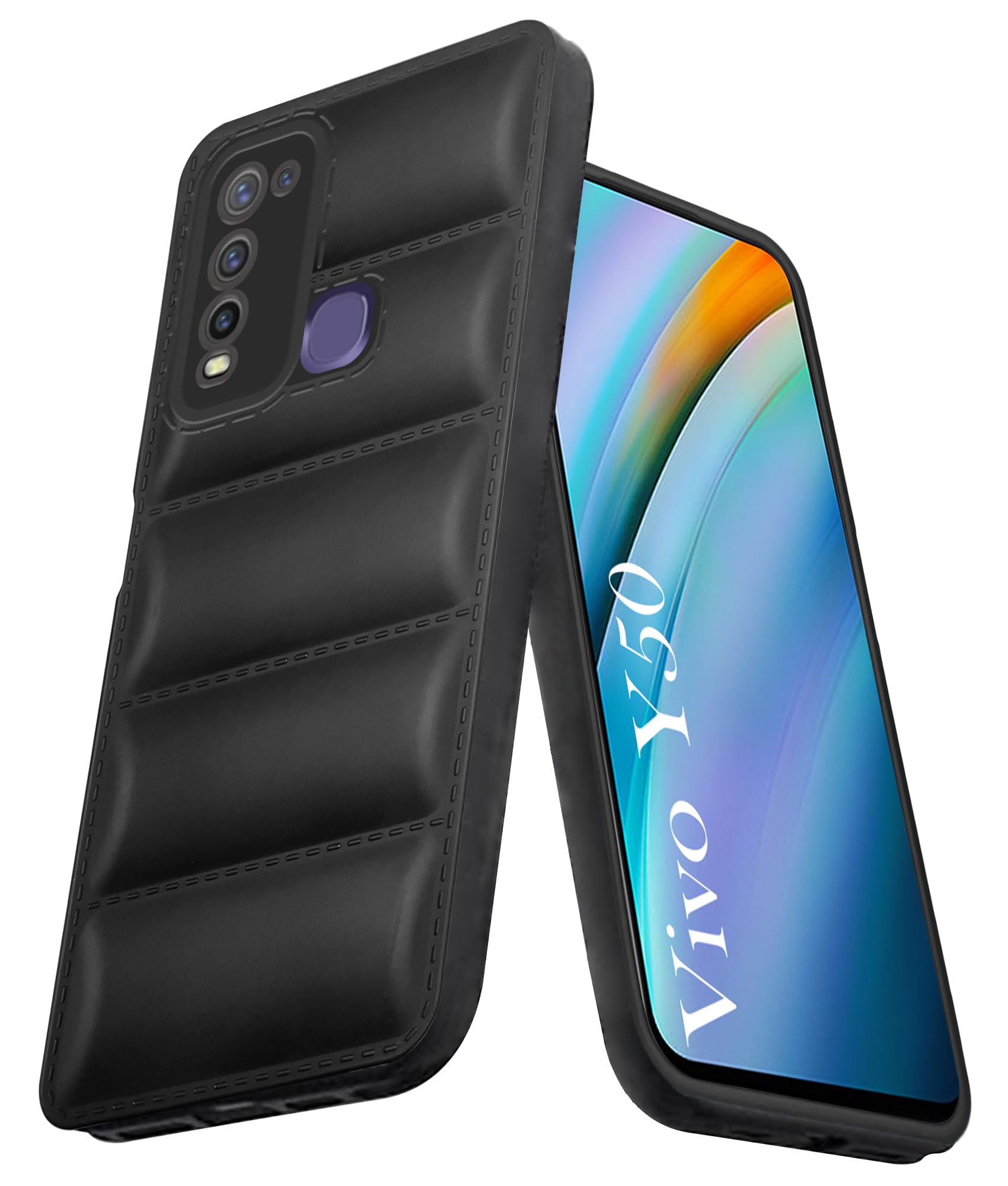 Amazon Vivo Y50 Back Cover New Model Vivo Y200 Puffer Case