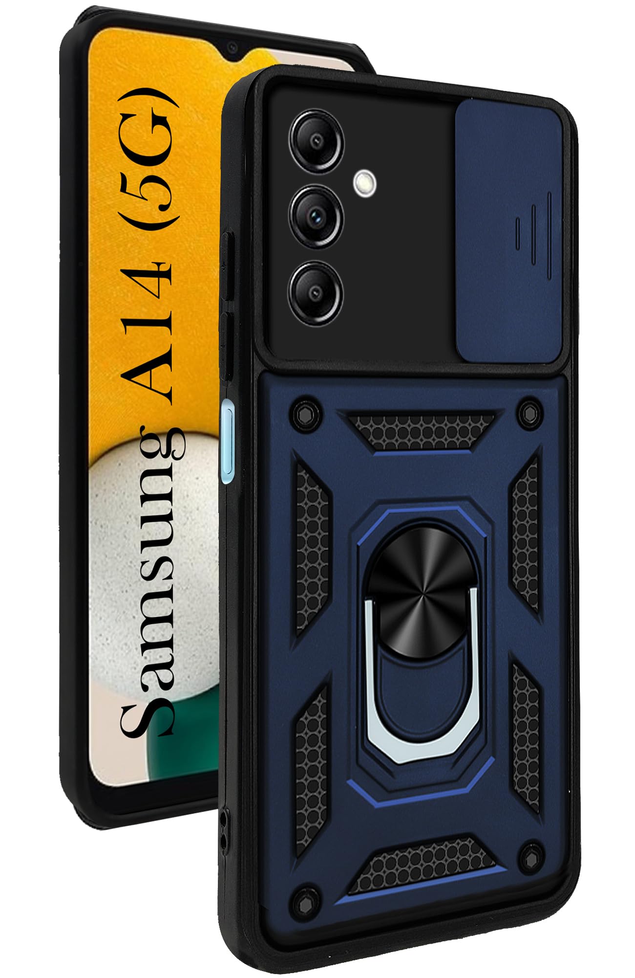 For Samsung Galaxy A14 4G | 5G Back Cover Case (Hybrid Dual Armor Polycarbonate)