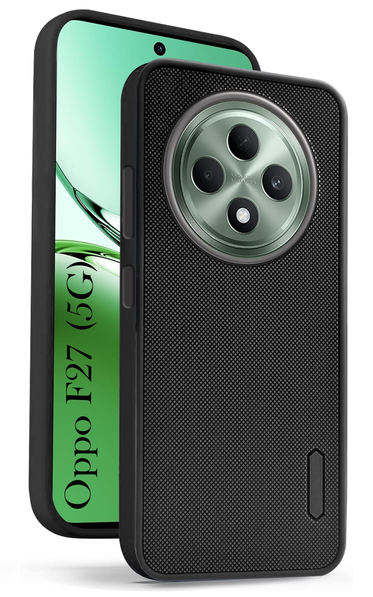 For Oppo F27 5G Back Cover Case (Textured Grip Design | Camera Protection | Slim and Light Weight | Soft Touch and Feel)