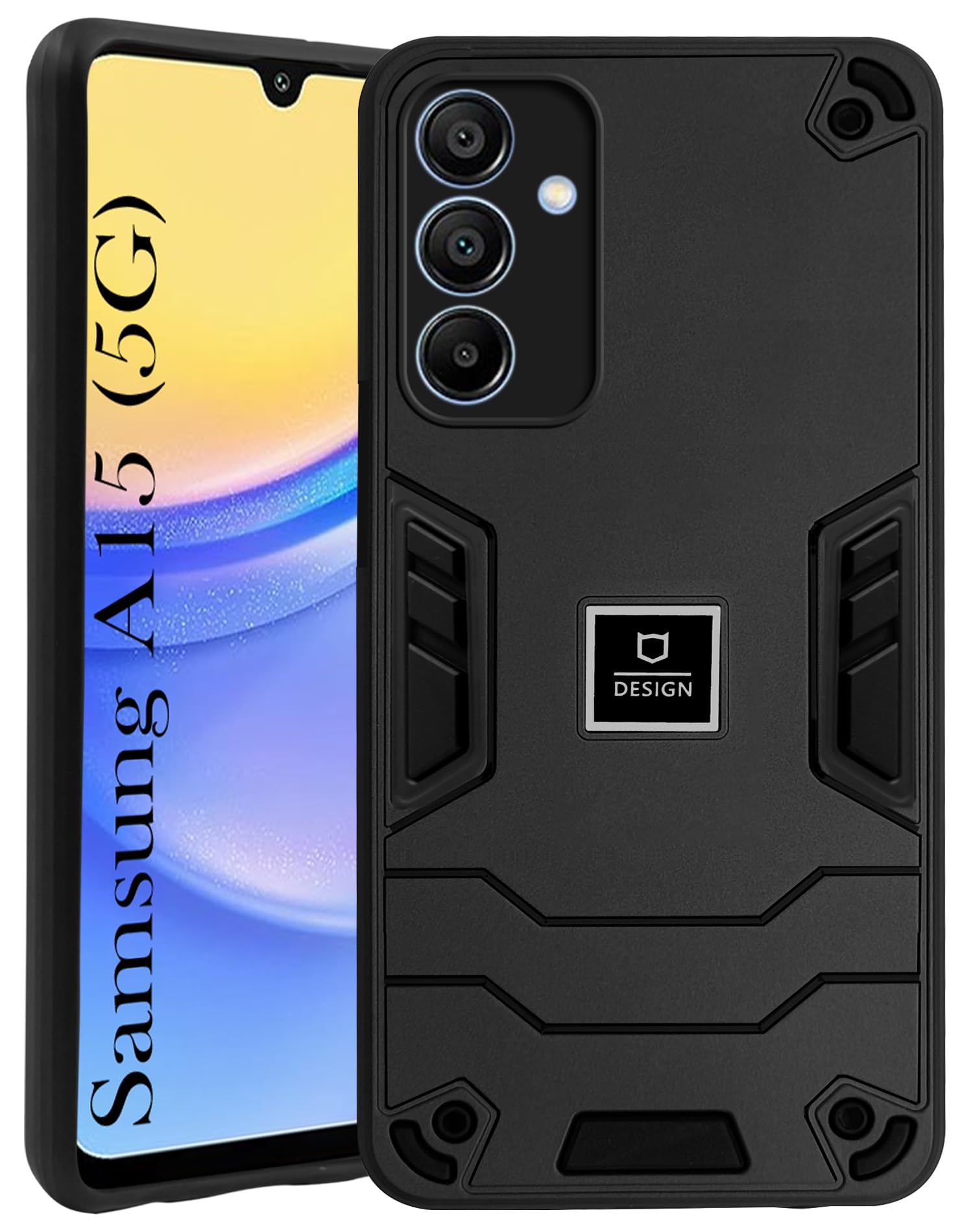 For Samsung Galaxy A15 5G Back Cover Case (Lightweight Hybrid Shockproof Polycarbonate)