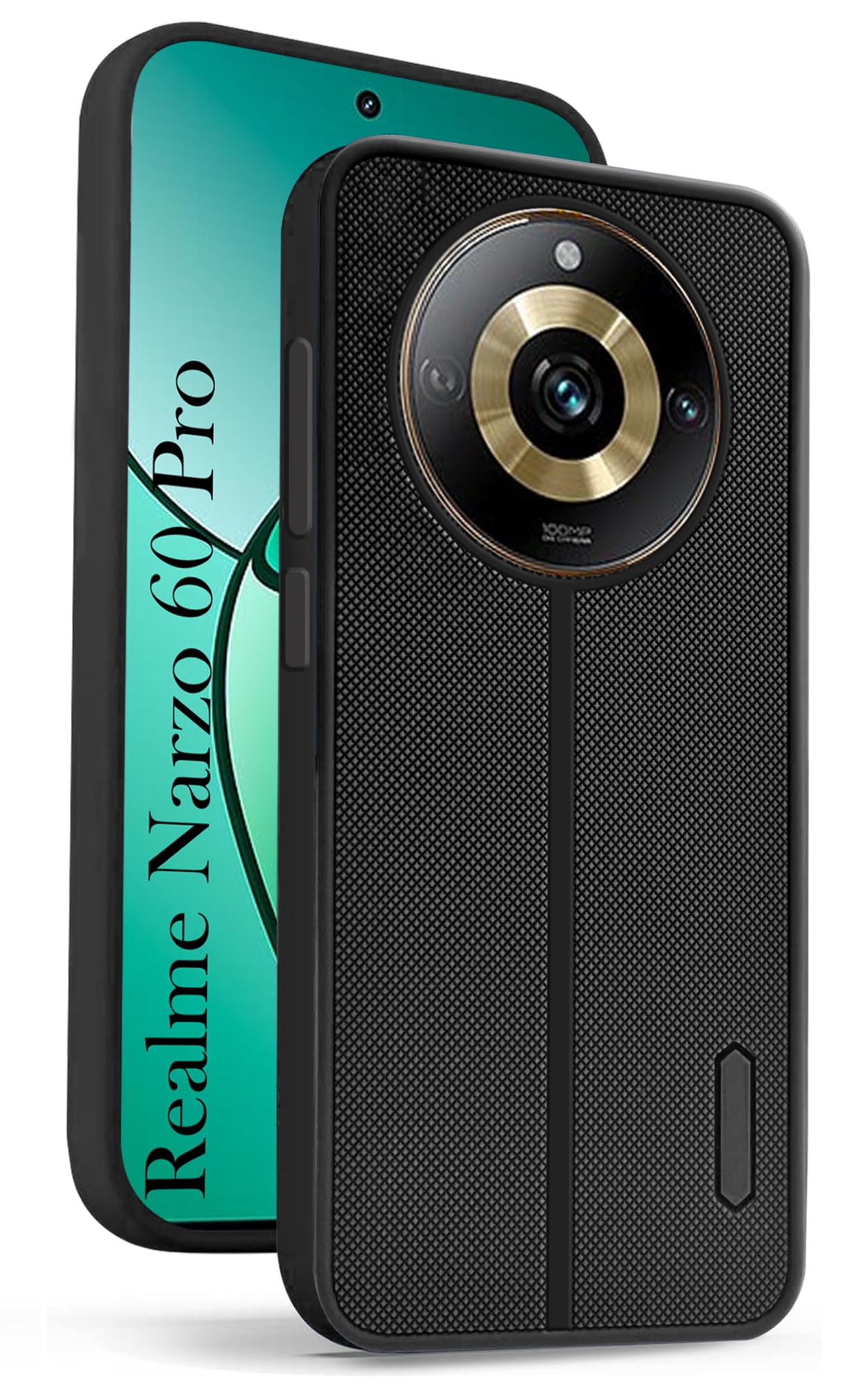 For Realme Narzo 60 Pro Back Cover Case (Textured Grip Design | Camera Protetion | Slim and Light Weight | Soft Touch and Feel)