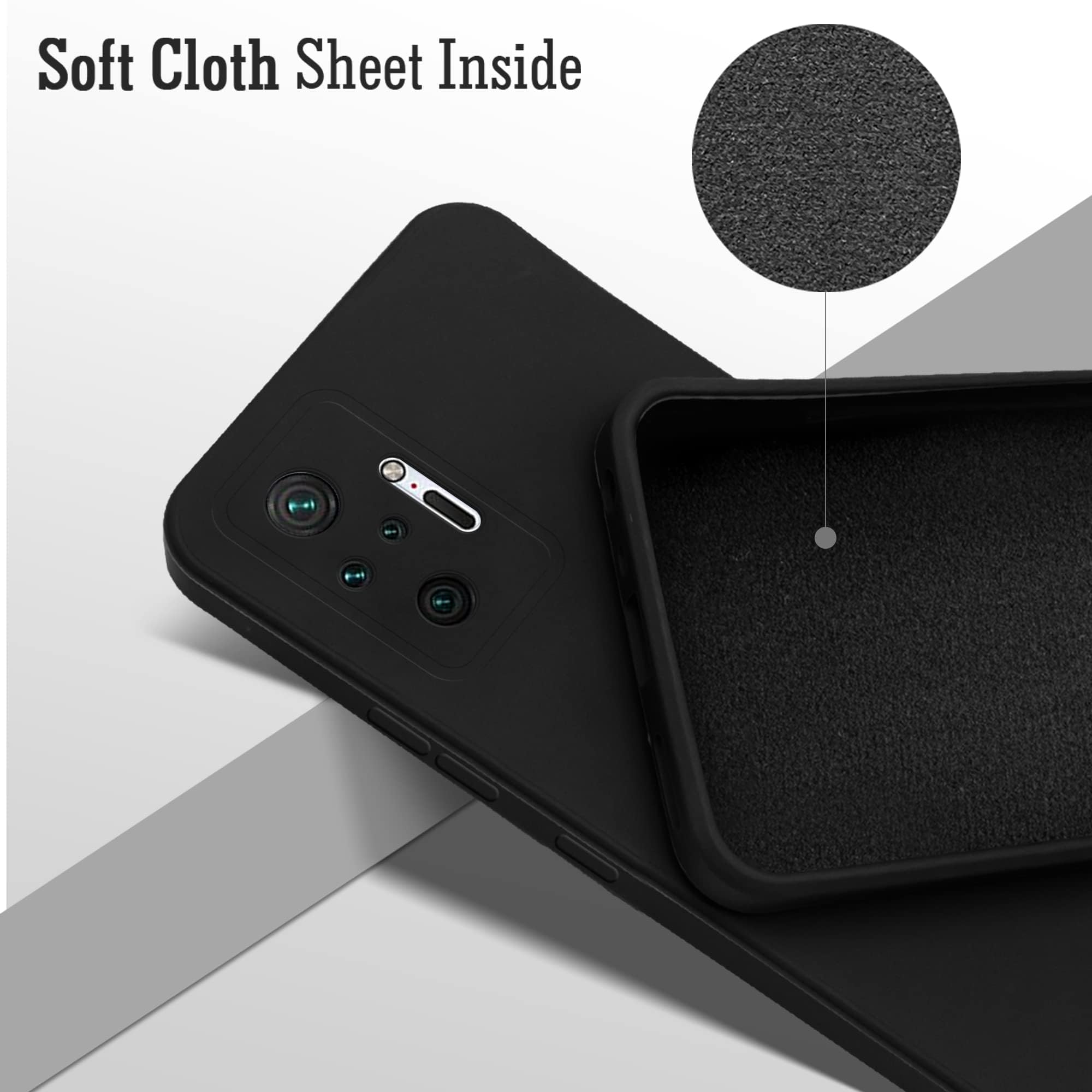 For Xiaomi Mi Redmi Note 10 Pro | 10 Pro Max Back Cover Case (Matte Finish with Inside Fiber Cloth)