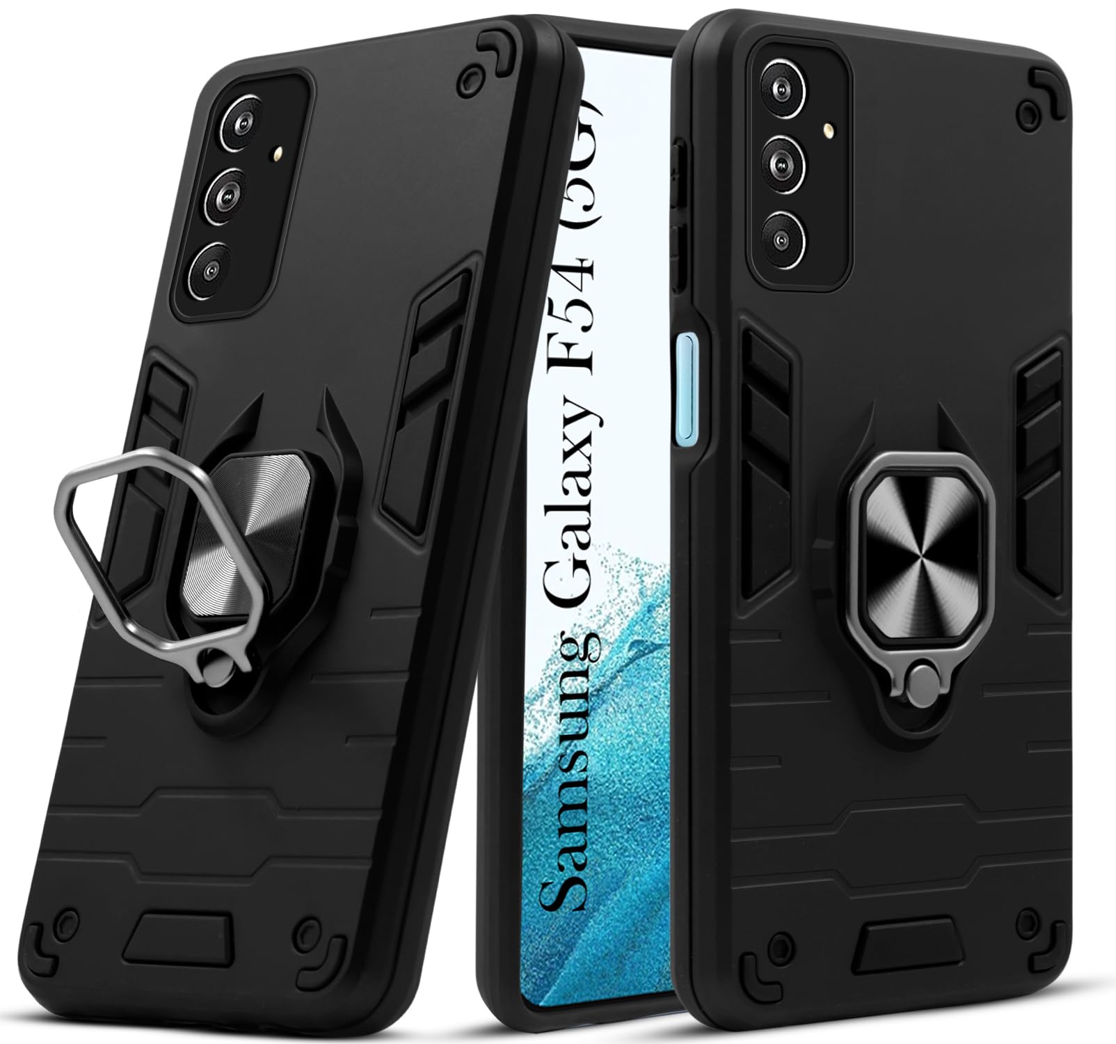 For Samsung Galaxy F54 5G Back Cover Case (Shockproof Polycarbonate Dual Layer Hybrid Armor)