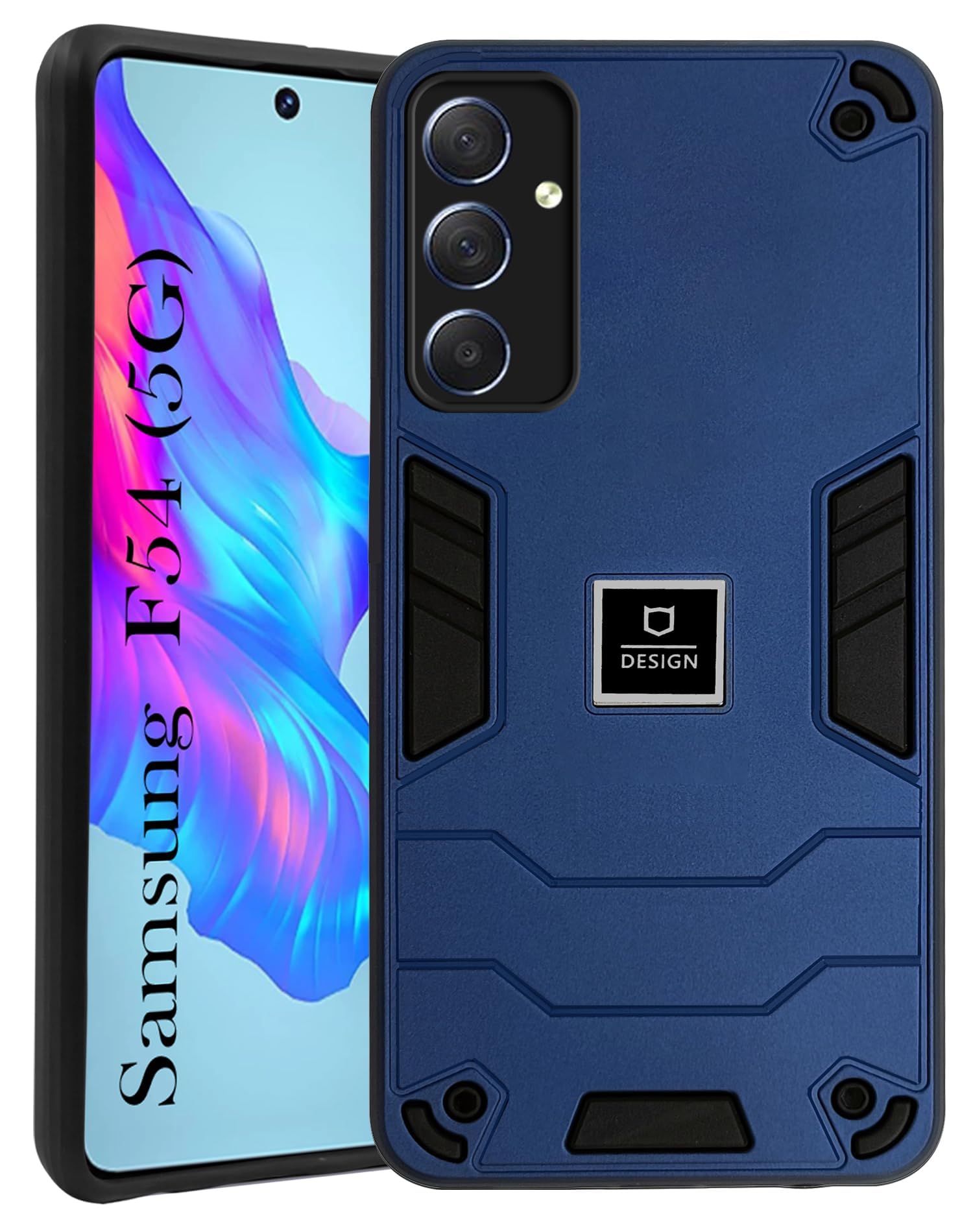 For Samsung Galaxy F54 5G Back Cover Case (Lightweight Hybrid Shockproof Polycarbonate)