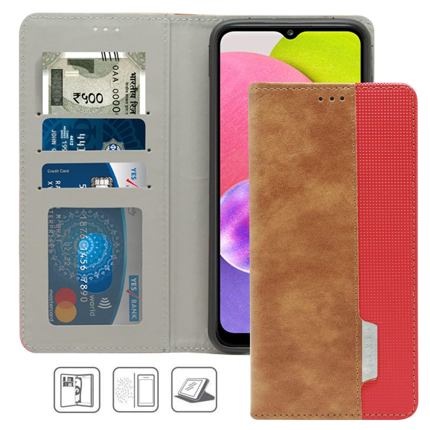 For Samsung Galaxy A03s Flip Case Cover