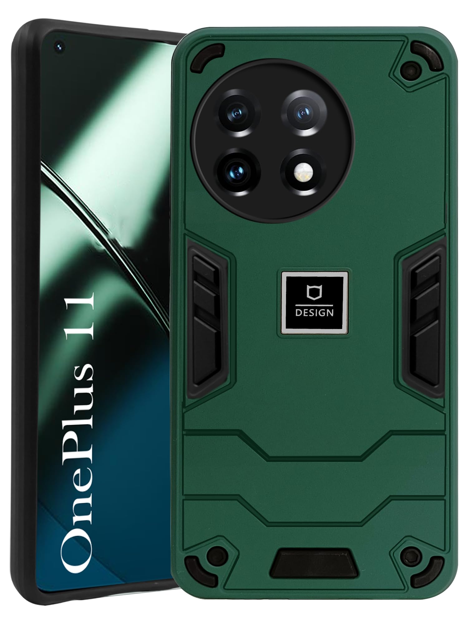 For OnePlus 11 5G Back Cover Case (Lightweight Hybrid Shockproof Polycarbonate)