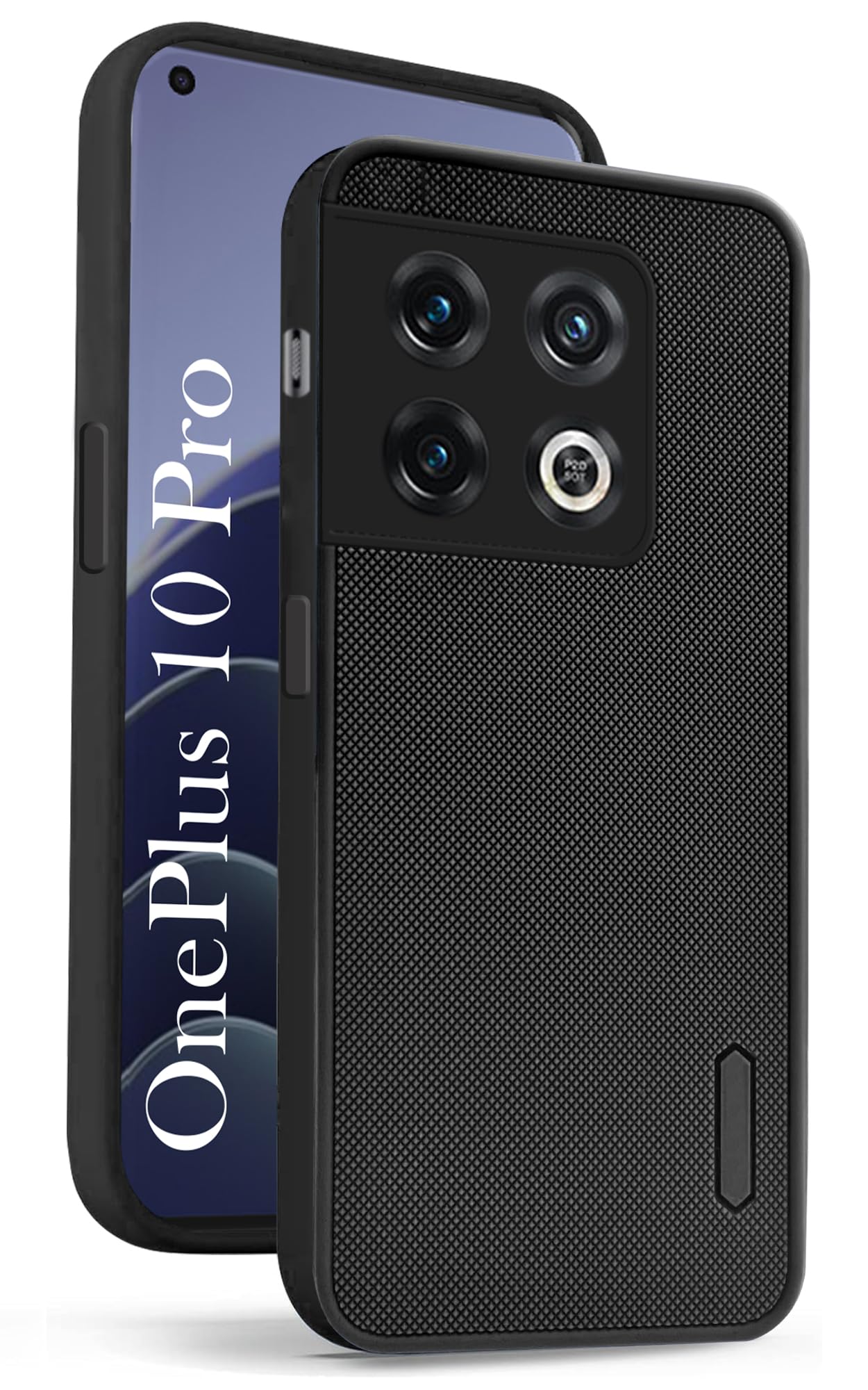 For OnePlus 10 Pro Back Cover Case (Textured Grip Design | Camera Protection | Slim and Light Weight | Soft Touch and Feel)