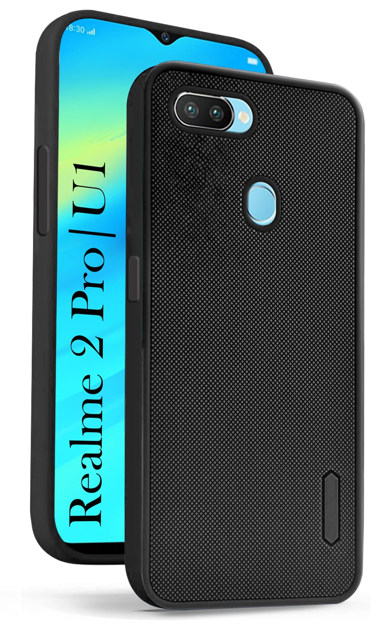 For Realme 2 Pro| Realme U1 Back Cover Case (Textured Grip Design | Camera Protetion | Slim and Light Weight | Soft Touch and Feel)