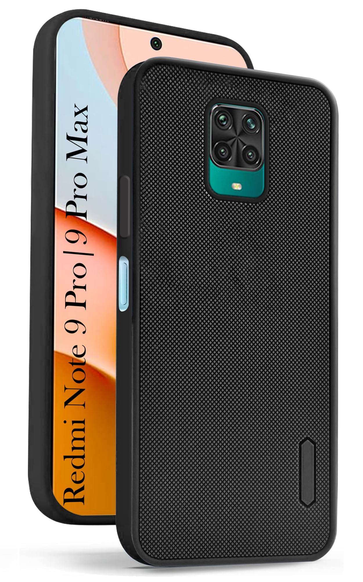 For Redmi Note 9 Pro | 9 Pro Max Back Cover Case (Textured Grip Design | Camera Protetion | Slim and Light Weight | Soft Touch and Feel)