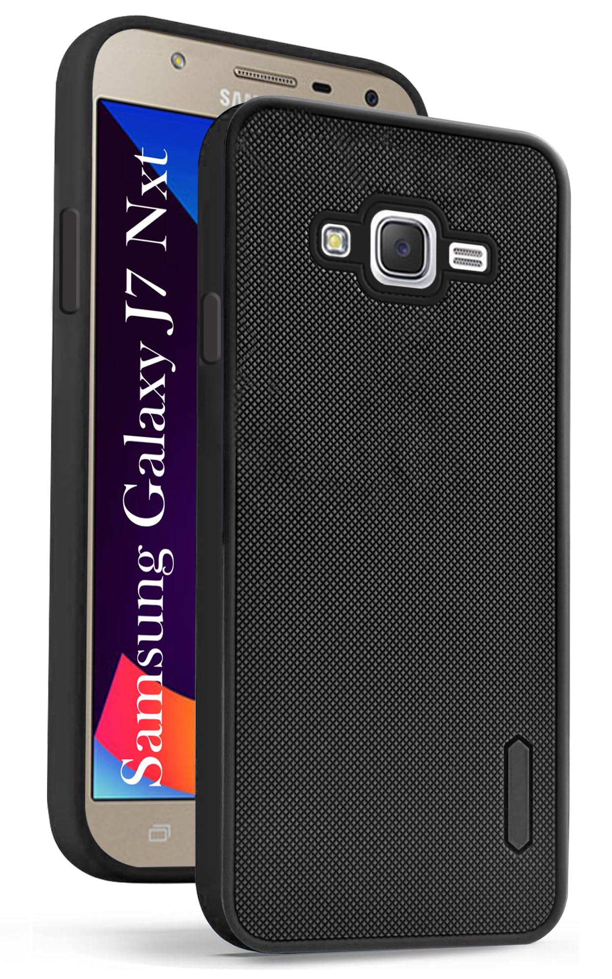 For Samsung Galaxy J7 Nxt Back Cover Case (Textured Grip Design For Samsung Galaxy J7 Nxt Back Cover Case (Textured Grip Design