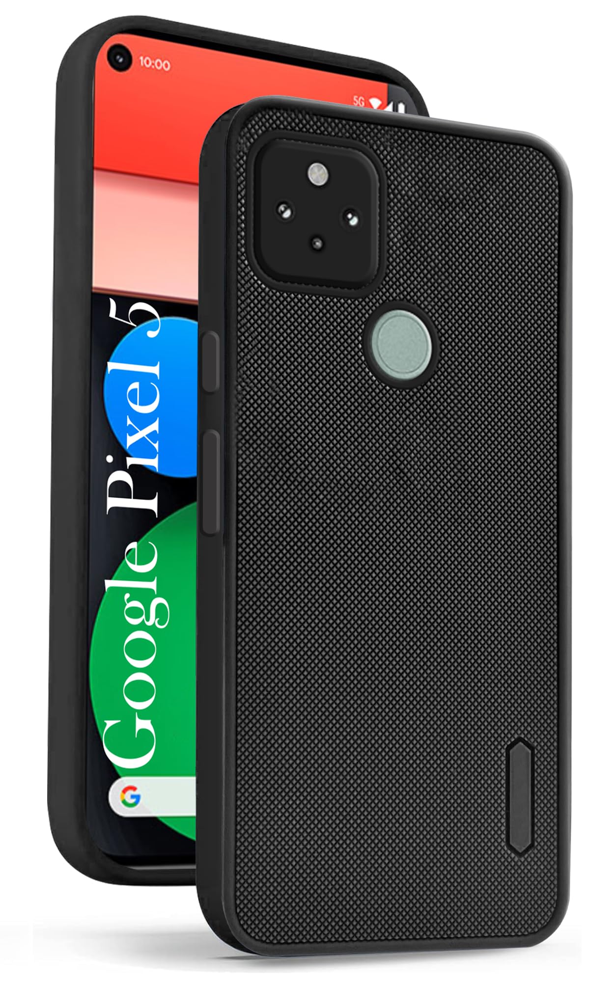For Google Pixel 5 Back Cover Case (Textured Grip Design | Camera Protetion | Slim and Light Weight | Soft Touch and Feel)