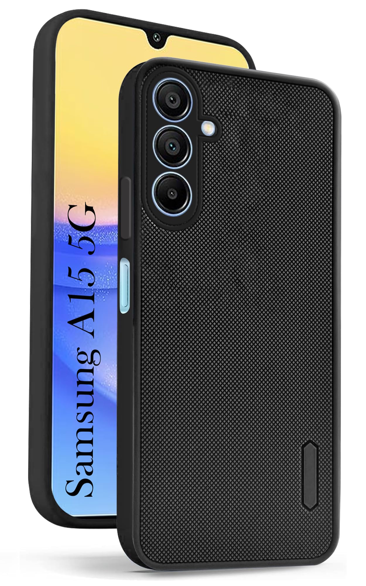 For Samsung Galaxy A15 5G Back Cover Case (Textured Grip Design Camera Protection Slim and Light Weight Soft Touch and Feel)