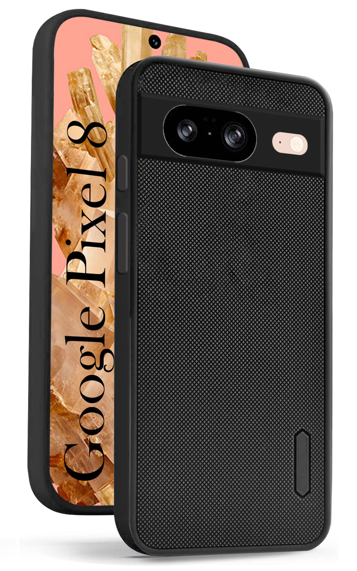 For Google Pixel 8 Back Cover Case (Textured Grip Design | Camera Protetion | Slim and Light Weight | Soft Touch and Feel)