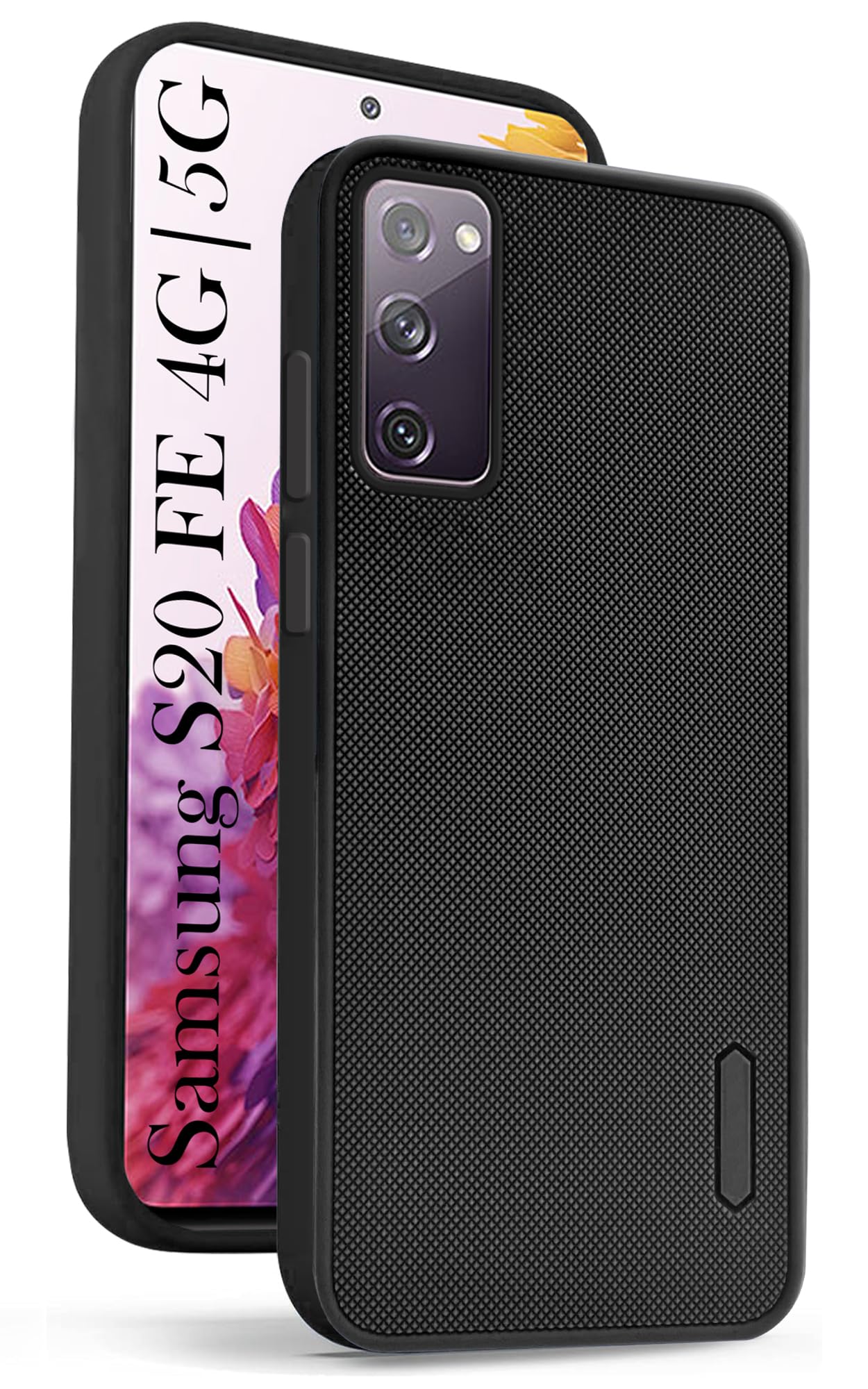 For Samsung Galaxy S20 FE 4G S20 FE 5G Back Cover Case (Textured Gri
