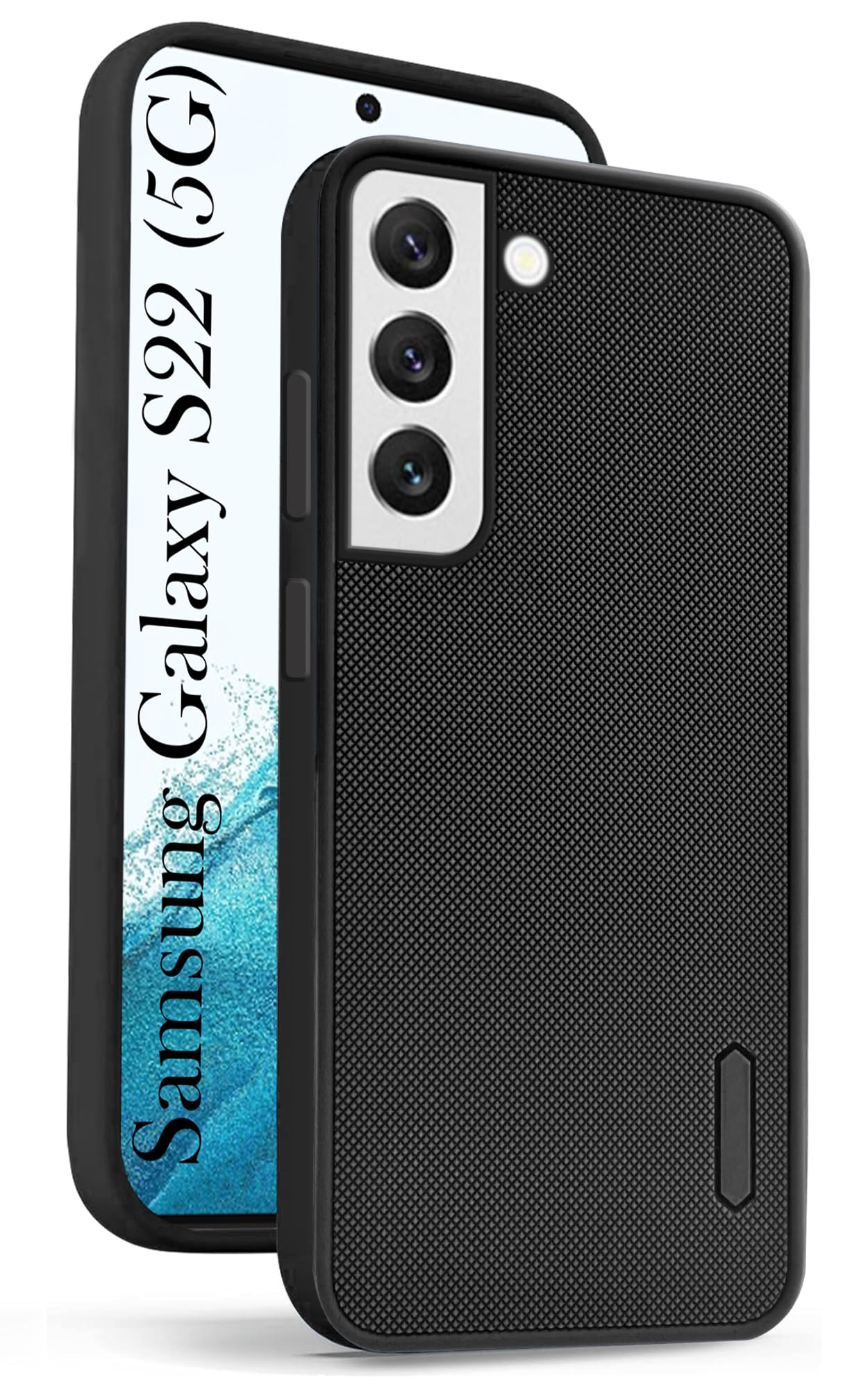 For Samsung Galaxy S22 5G Back Cover Case (Textured Grip Design | Camera Protetion | Slim and Light Weight | Soft Touch and Feel)