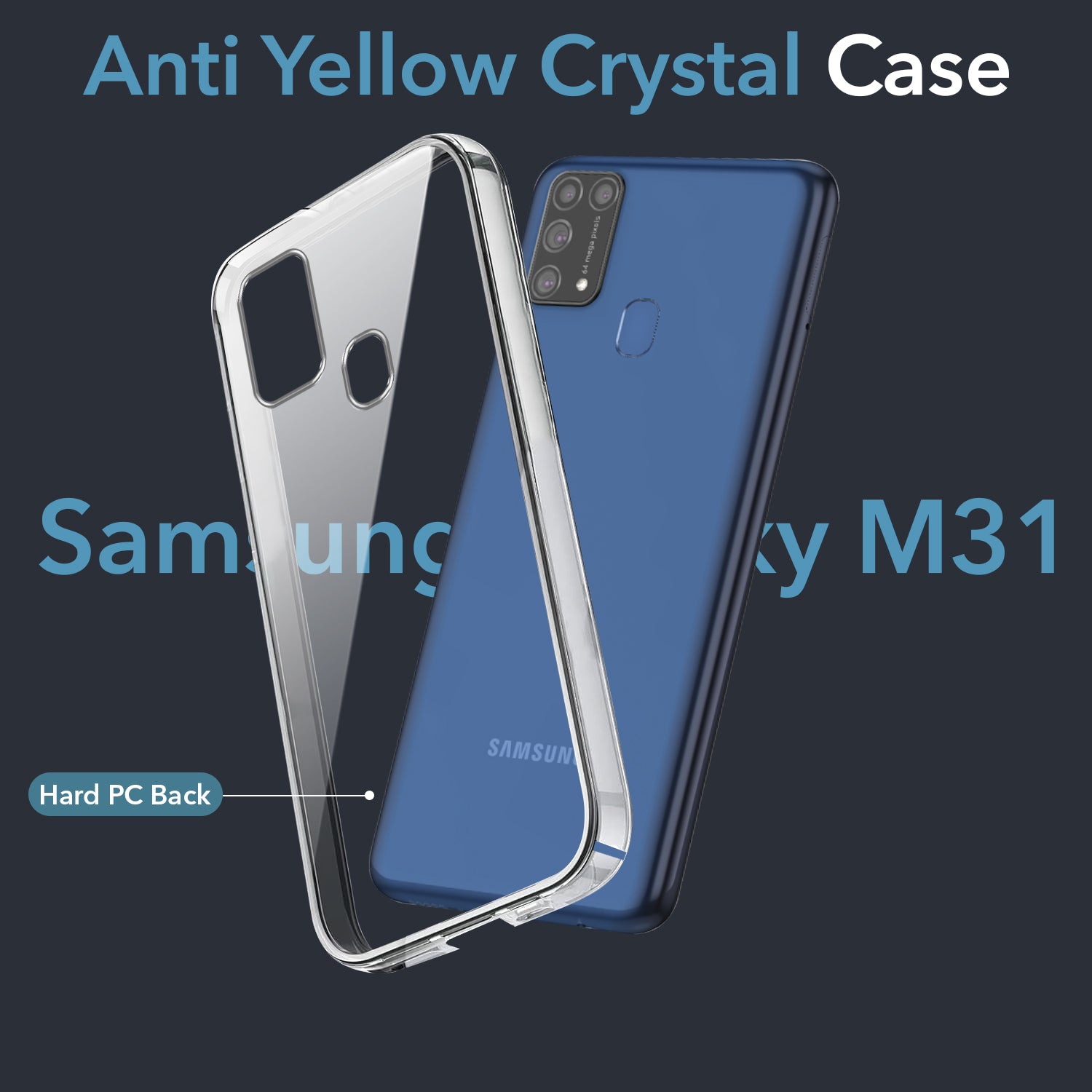 Silicone Case Samsung M31s Back Cover With Pop Holder Phone Case
