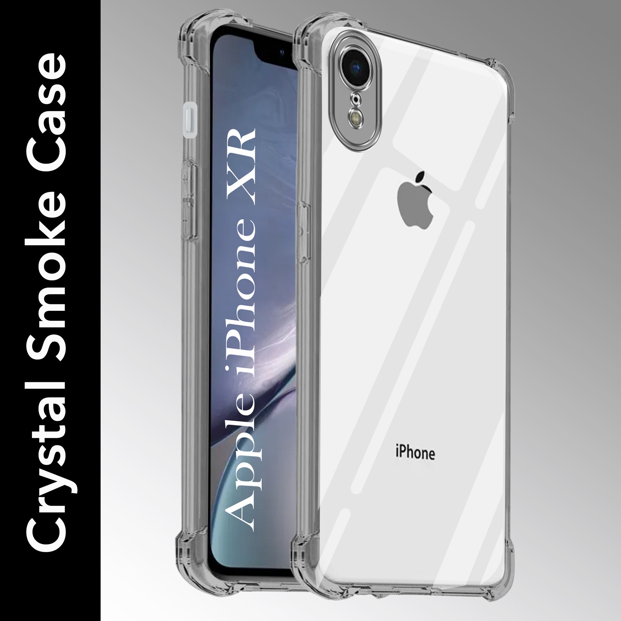 For Apple iPhone XR Back Cover (Shockproof Crystal Clear Case Drop