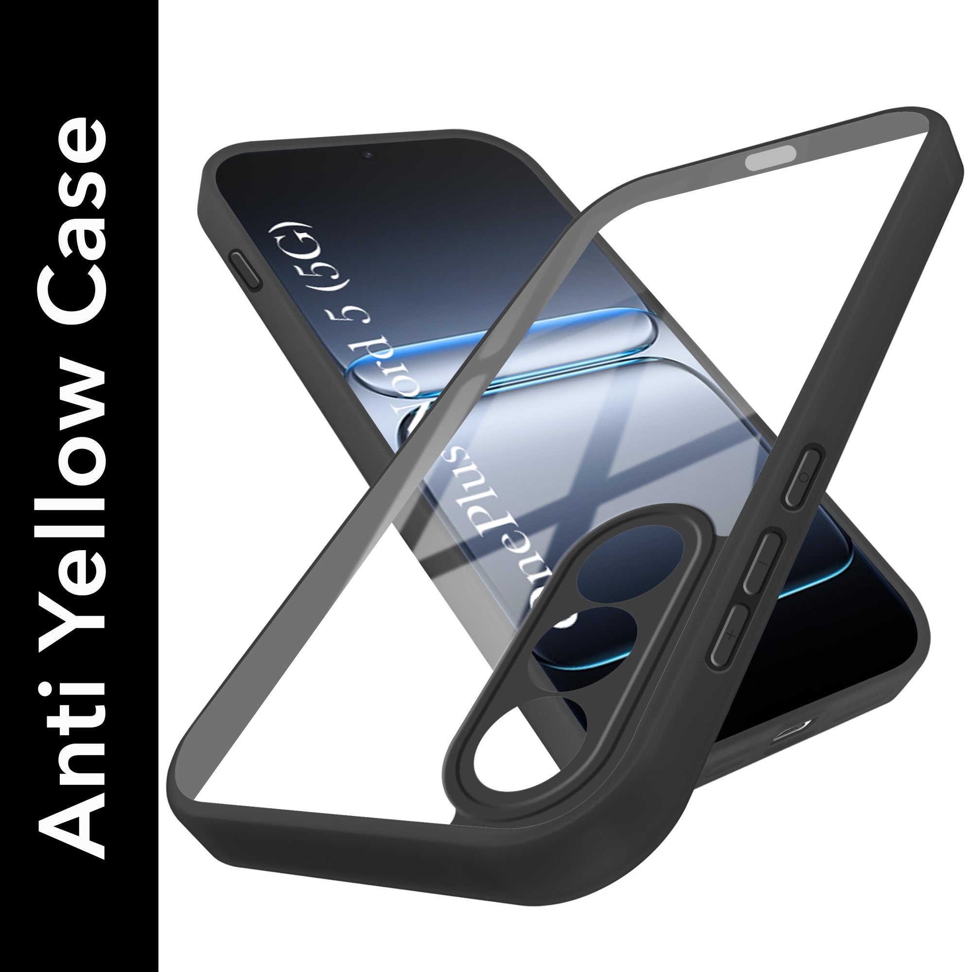 For Oneplus Nord CE 5 Back Cover Case (Lifetime Anti Yellow | Anti Scratch | Crystal Clear Shockproof)