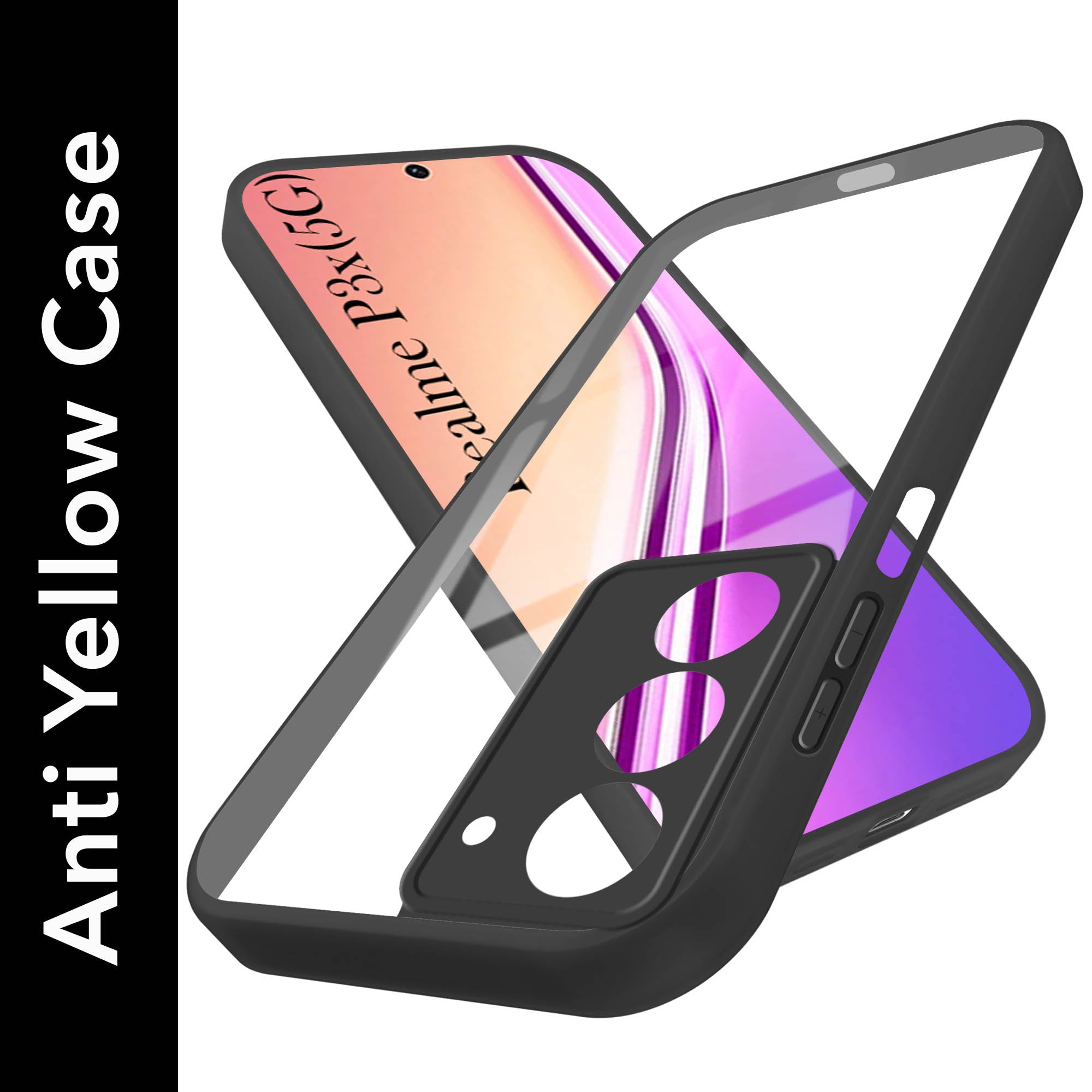 For Realme P3x Back Cover Case (Lifetime Anti Yellow | Anti Scratch | Crystal Clear Shockproof)