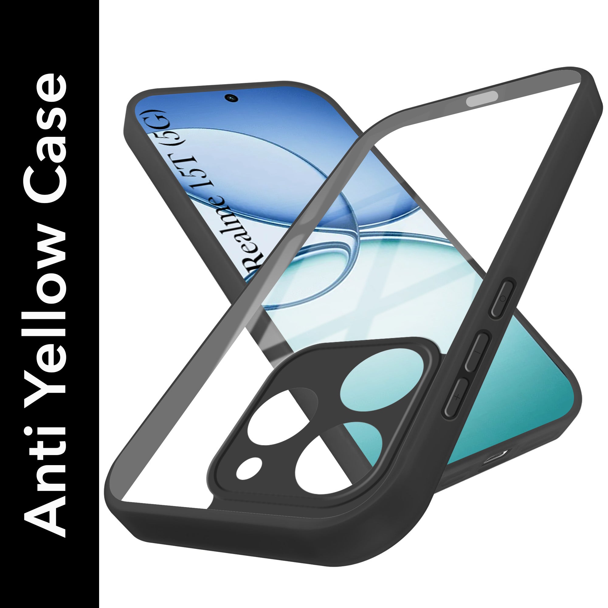 For Realme 15T Back Cover Case (Lifetime Anti Yellow | Anti Scratch | Crystal Clear Shockproof)