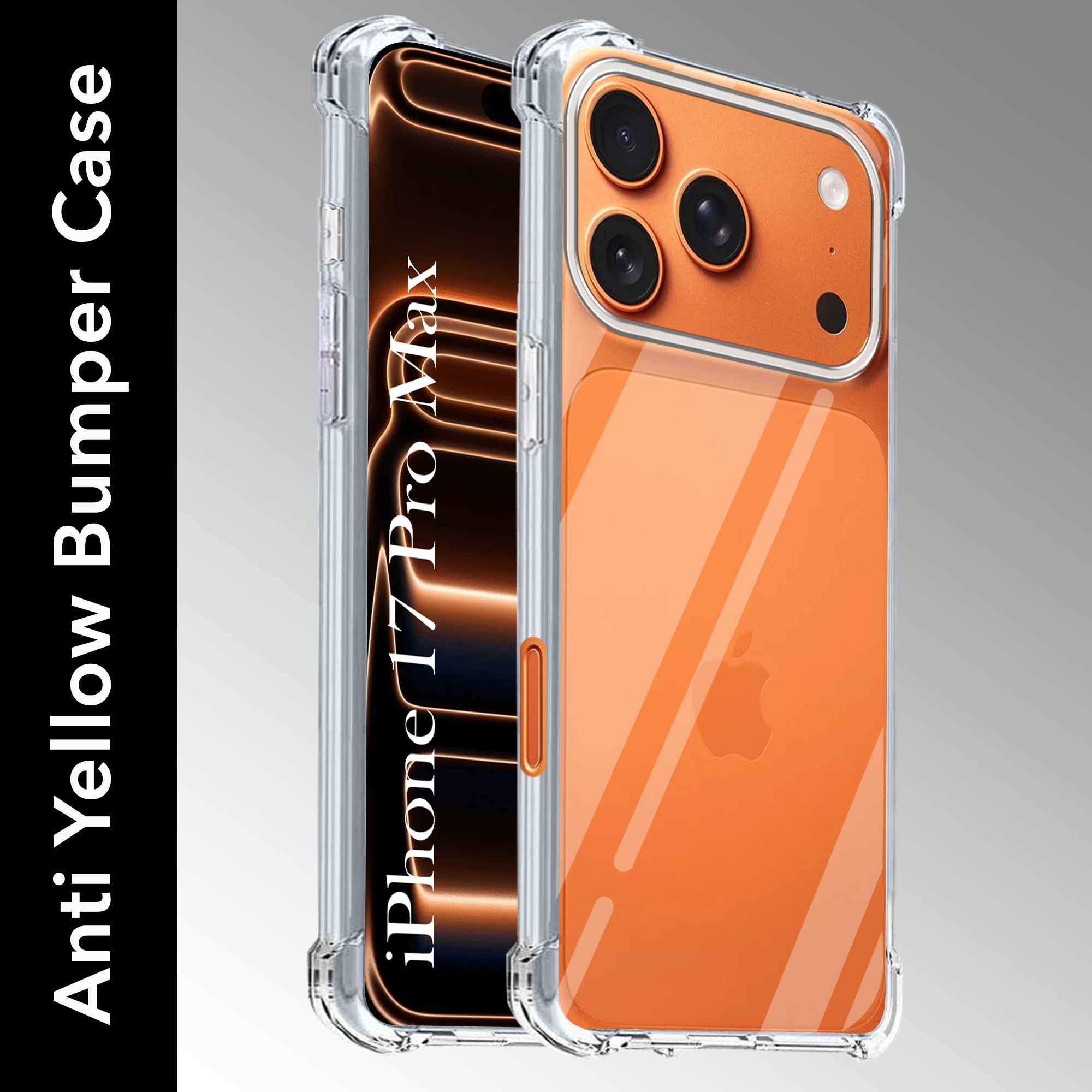 hard polycarbonate phone case For Apple iPhone 17 Pro Max Back Cover (Drop & Camera Protection