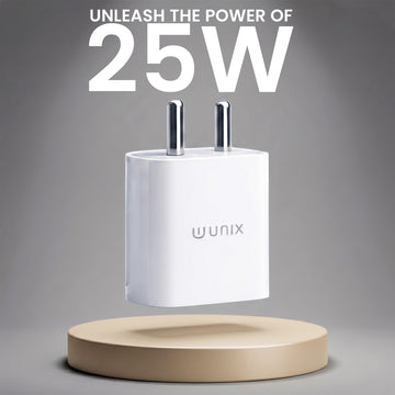 25W Fast Charging Adapter | USB-C Type Charger Up to 3X Faster