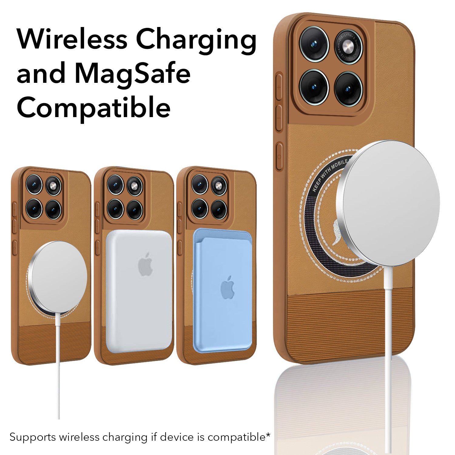 For Motorola Moto Edge 70 Fusion Back Cover Case PU Leather Finish (Professional Minimalist Texture | MagSafe Compatile | Camera Protection | Sleek Sober Formal)