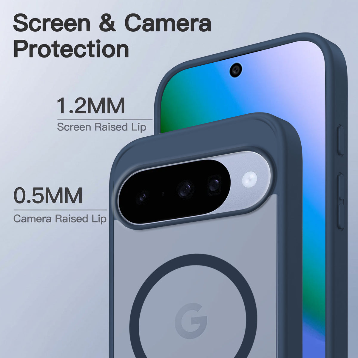 For Google Pixel 10 Matte Finish Back Case Cover (MagSafe Compatible | Translucent Soft Touch | Slim and Unbreakable)