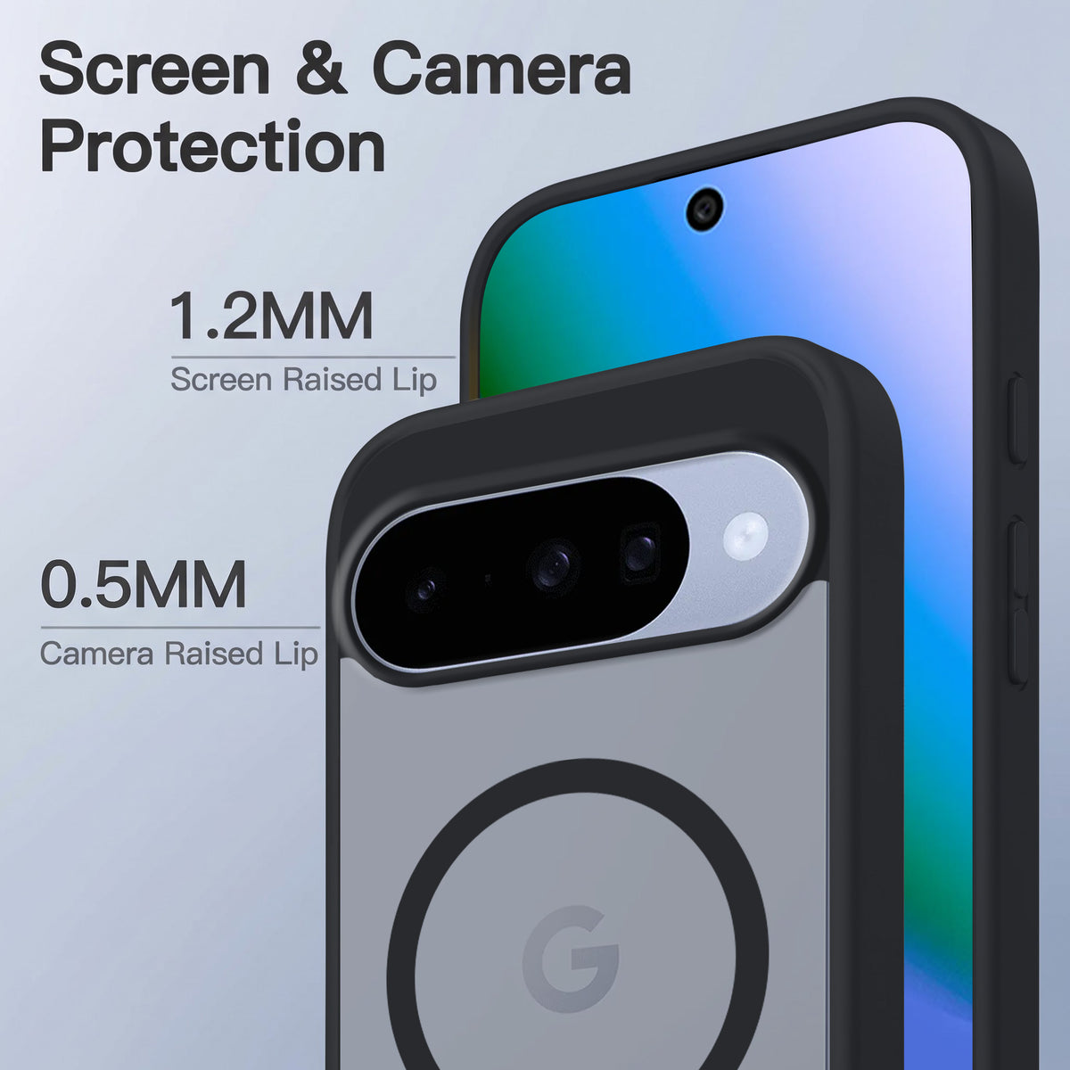 For Google Pixel 10 Matte Finish Back Case Cover (MagSafe Compatible | Translucent Soft Touch | Slim and Unbreakable)