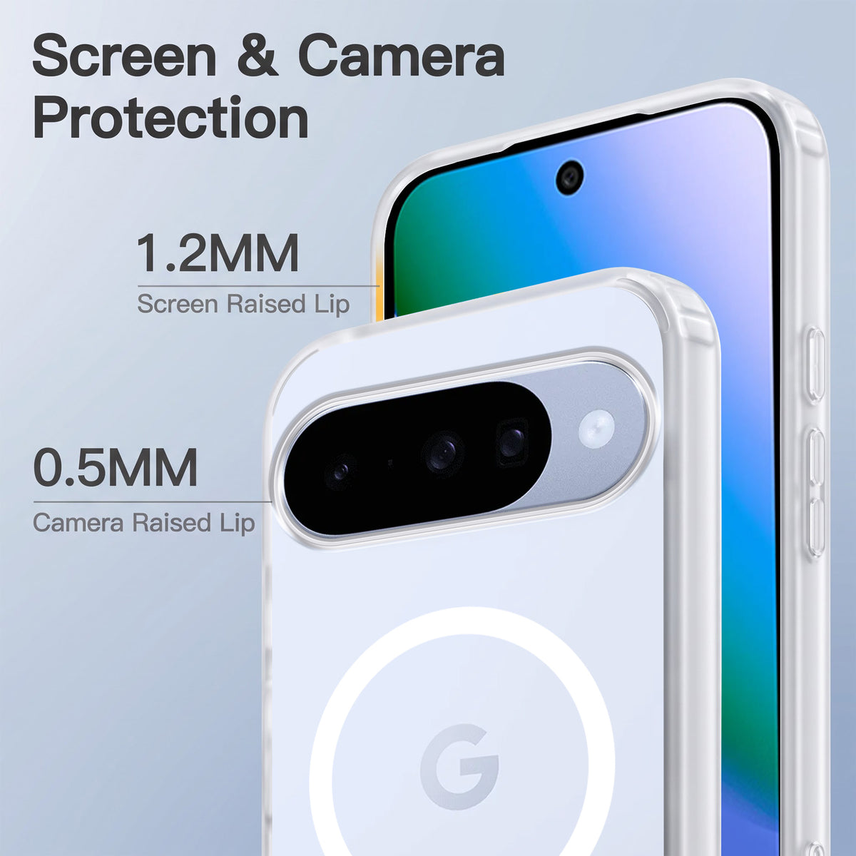 For Google Pixel 10 Matte Finish Back Case Cover (MagSafe Compatible | Translucent Soft Touch | Slim and Unbreakable)
