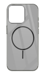 For Apple iPhone 14 Pro Back Cover Case (Crystal Clear Case | MagSafe Wireless Charging Support | Hard Anti Yellow | Camera Protection Bump)