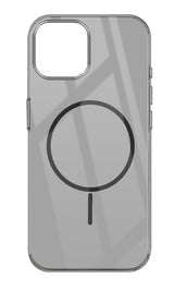For Apple iPhone 15 Back Cover Case (Crystal Clear Case | MagSafe Wireless Charging Support | Hard Anti Yellow | Camera Protection Bump)