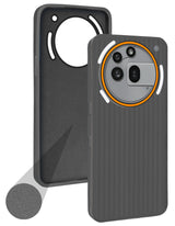 For Nothing Phone 3A Pro 5G Back Cover Case (Minimalist Professional Look | Inside Fiber Cloth | Camera Protection Bump | Line Texture)