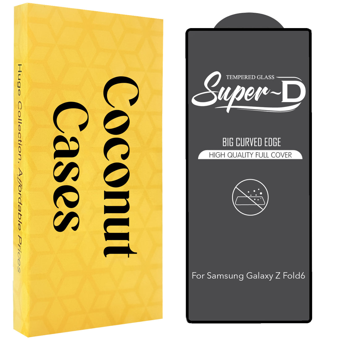 (Pack of 2) Tempered Glass For Samsung Galaxy Z Fold 6 5G  Military-Grade Gorilla Screen Protector With Installation Kit | Shatterproof, Full Coverage, HD Clear, Scratch Resistant