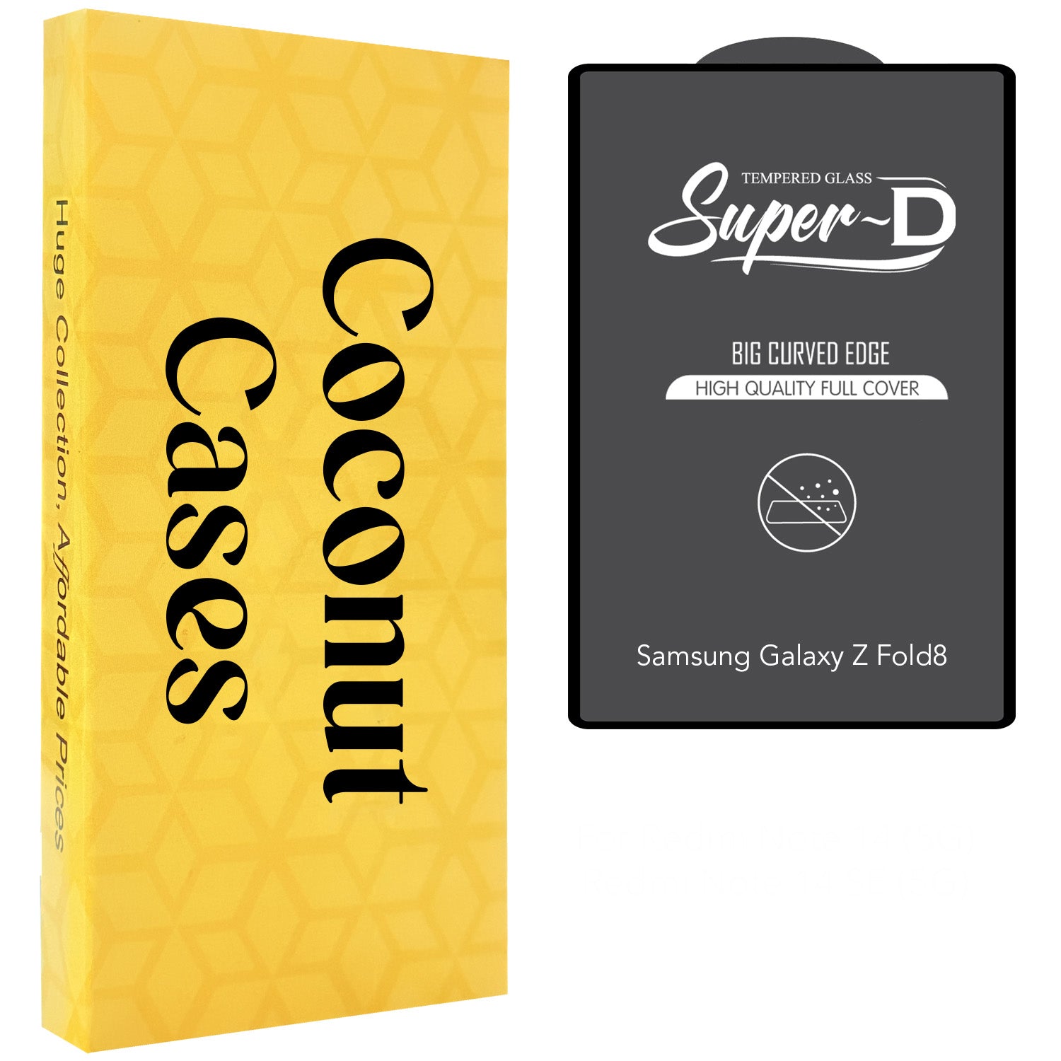 Tempered Glass For Samsung Galaxy Z Fold 8 Military-Grade Gorilla Tempered Glass Screen Protector With Installation Kit | Shatterproof, Full Coverage, HD Clear, Scratch Resistant (Pack of 1)